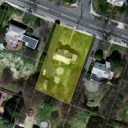 1806 Beacon St, Newton, MA 02468 aerial view