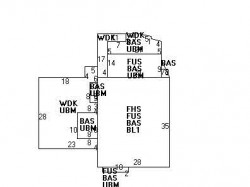 41 Everett St, Newton, MA 02459 floor plan