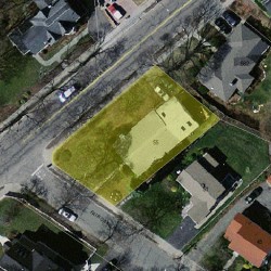 55 Fair Oaks Ave, Newton, MA 02460 aerial view