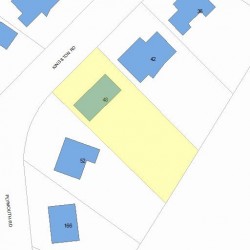 48 Kingston Rd, Newton, MA 02461 plot plan