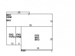 283 Woodward St, Newton, MA 02461 floor plan