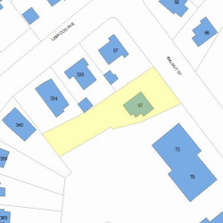 67 Walnut St, Newton, MA 02460 plot plan
