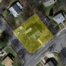145 Auburndale Ave, Newton, MA 02465 aerial view