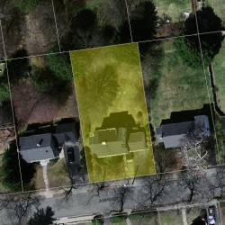 53 Amherst Rd, Newton, MA 02468 aerial view