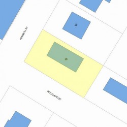 26 Kenneth St, Newton, MA 02461 plot plan