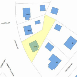 1841 Commonwealth Ave, Newton, MA 02466 plot plan