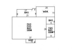 273 Ward St, Newton, MA 02459 floor plan