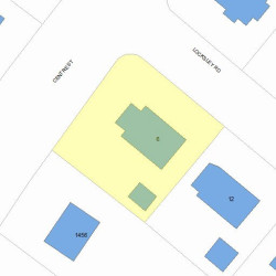 6 Locksley Rd, Newton, MA 02459 plot plan