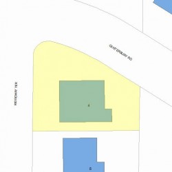 4 Ridgeway Ter, Newton, MA 02461 plot plan
