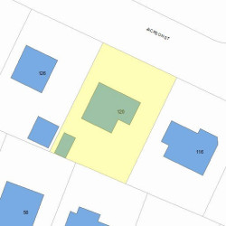 120 Jackson St, Newton, MA 02459 plot plan