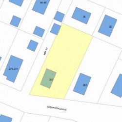 269 Auburndale Ave, Newton, MA 02466 plot plan