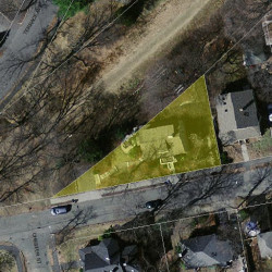 55 Hillside Rd, Newton, MA 02461 aerial view