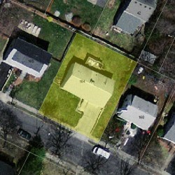 164 Adams Ave, Newton, MA 02465 aerial view