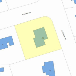 39 White Pine Rd, Newton, MA 02464 plot plan