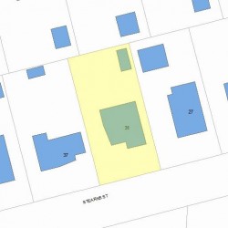 31 Stearns St, Newton, MA 02459 plot plan