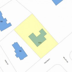 1559 Centre St, Newton, MA 02459 plot plan