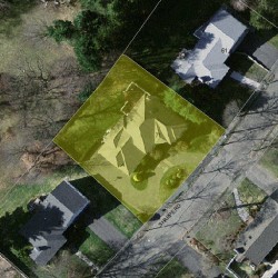 71 Sharpe Rd, Newton, MA 02459 aerial view