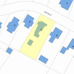 42 Central St, Newton, MA 02466 plot plan