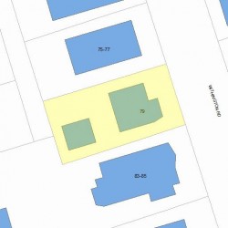 79 Withington Rd, Newton, MA 02460 plot plan