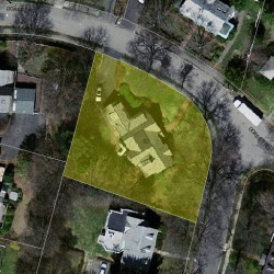 80 Dorset Rd, Newton, MA 02468 aerial view