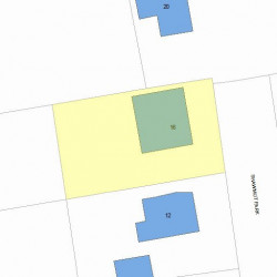 16 Shawmut Park, Newton, MA 02464 plot plan