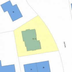 12 Ohio Ave, Newton, MA 02464 plot plan