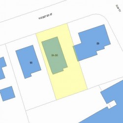 86 Webster St, Newton, MA 02465 plot plan