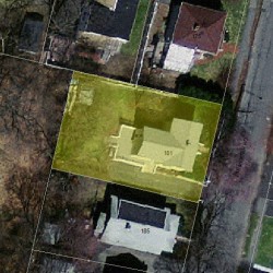181 Parmenter Rd, Newton, MA 02465 aerial view