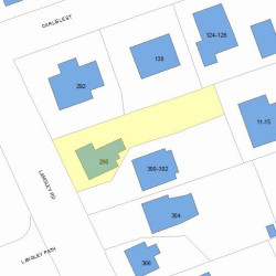 298 Langley Rd, Newton, MA 02459 plot plan