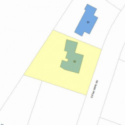 59 Stony Brae Rd, Newton, MA 02461 plot plan
