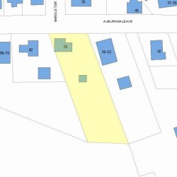 58 Auburndale Ave, Newton, MA 02465 plot plan