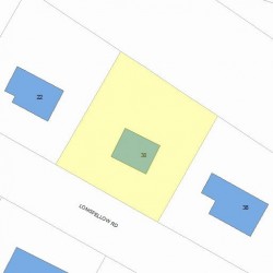 30 Longfellow Rd, Newton, MA 02462 plot plan