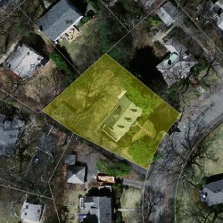 29 Ashmont Rd, Newton, MA 02468 aerial view