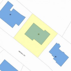 88 Nardell Rd, Newton, MA 02459 plot plan