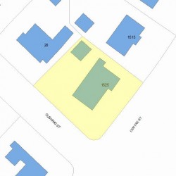 1525 Centre St, Newton, MA 02461 plot plan