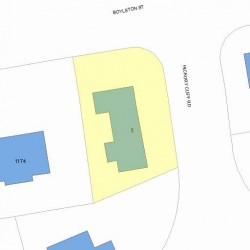 5 Hickory Cliff Rd, Newton, MA 02464 plot plan
