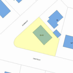 58 Judkins St, Newton, MA 02460 plot plan