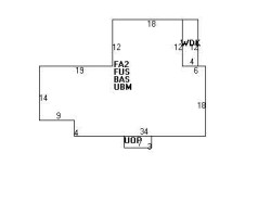 587 Chestnut St, Newton, MA 02468 floor plan