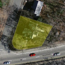 261 Boylston St, Newton, MA 02461 aerial view