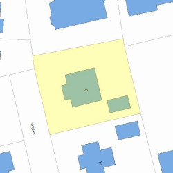 23 Otis Pl, Newton, MA 02460 plot plan