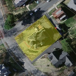 82 Herrick Rd, Newton, MA 02459 aerial view