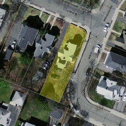 2 Orris St, Newton, MA 02466 aerial view