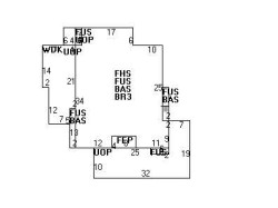 16 Hancock Ave, Newton, MA 02459 floor plan