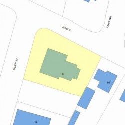 6 Talbot St, Newton, MA 02465 plot plan