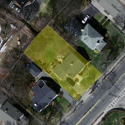 443 Waltham St, Newton, MA 02465 aerial view