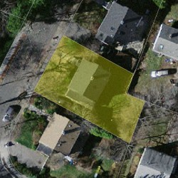 10 Maplewood Ave, Newton, MA 02459 aerial view
