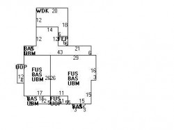 206 Beethoven Ave, Newton, MA 02468 floor plan