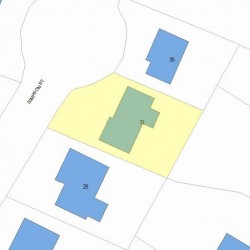 31 Simpson St, Newton, MA 02458 plot plan
