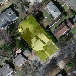 52 Crehore Dr, Newton, MA 02462 aerial view