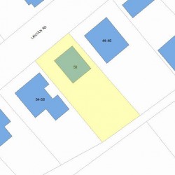 50 Lincoln Rd, Newton, MA 02458 plot plan